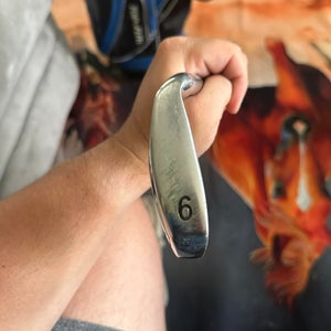 Used Men's 6 Iron Left Hand Regular Flex Steel Shaft