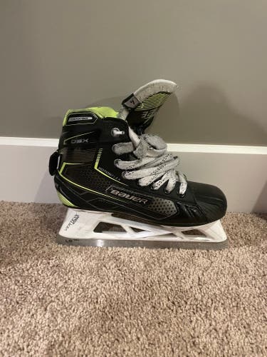 Used Intermediate Bauer GSX Regular Width Size 4 Hockey Goalie Skates