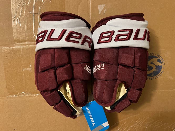 Colorado Avalanche Reverse Retro Bauer Supreme Ultrasonic Gloves 13”