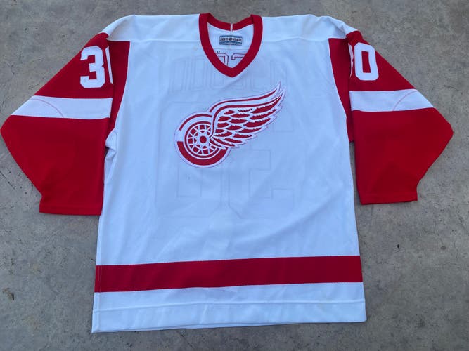 CCM Detroit Red Wings White Game Jersey OSGOOD 81207 RM