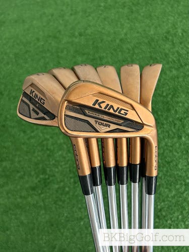 Cobra King Tour Mim Copper Iron Set 4-P / KBS $-Taper 120 Stiff