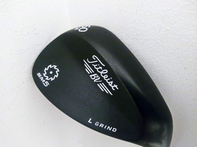 Titleist Vokey SM5 Lob Wedge 60* 04* L Grind (CUSTOM BLACK, White)