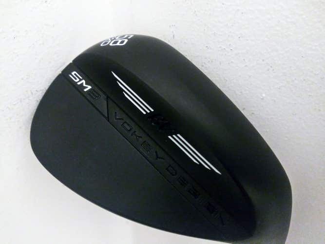 Titleist Vokey SM8 Lob Wedge 58* 12* D Grind (CUSTOM BLACK, White/Black) LW