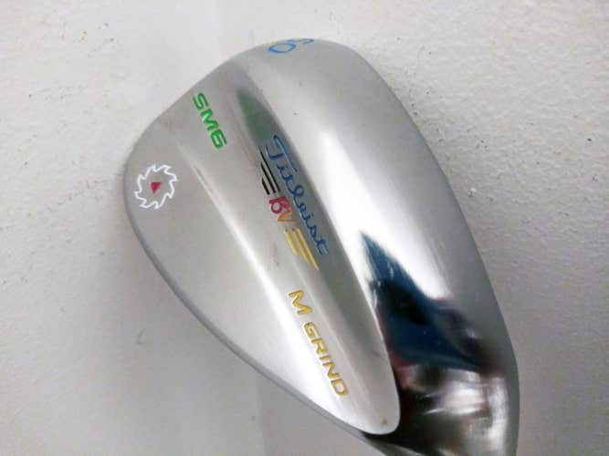 Titleist Vokey SM6 Lob Wedge 60* 08* M Grind (CUSTOM CHROME, Rainbow) LW