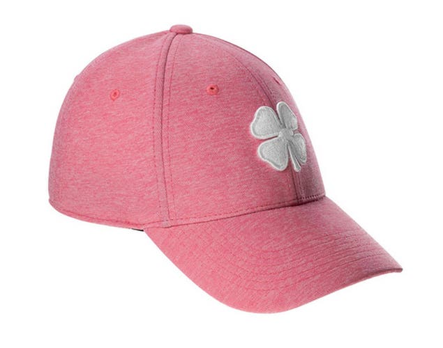 NEW Black Clover Lucky Heather Rose Pink Fitted L/XL Golf Hat/Cap