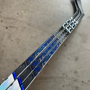 3 PACK NHL New Senior CCM Left Hand 80 Flex P90TM Pro Stock Jetspeed FT6 Pro Hockey Stick