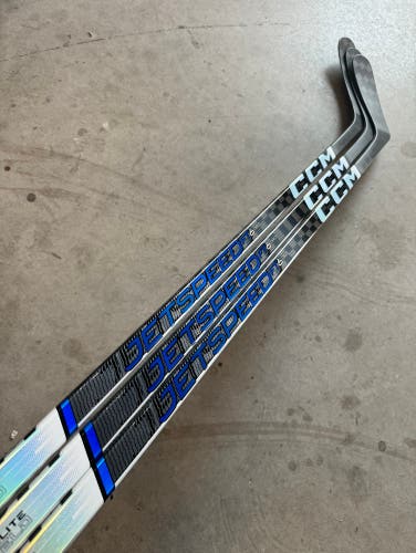 3 PACK NHL New Senior CCM Left Hand 80 Flex P90TM Pro Stock Jetspeed FT6 Pro Hockey Stick