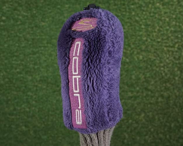 VINTAGE PLUSH LADIES COBRA FAIRWAY WOOD HEADCOVER, PURPLE  ~ L@@K!!