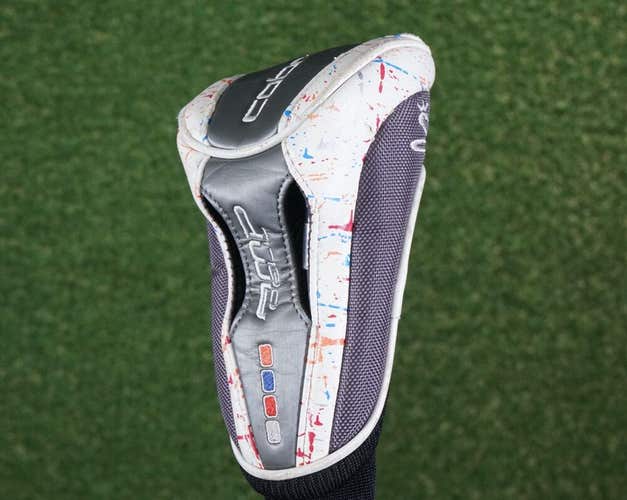 COBRA AMP CELL CHANGEABLE #'S 3,4,5,6,7 FAIRWAY WOOD HEADCOVER, WHITE ~ L@@K!!