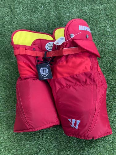 Red New Junior Large Warrior Hustler Hockey Pants