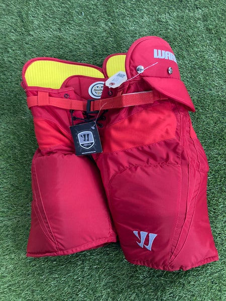 Red New Junior Large Warrior Hustler Hockey Pants