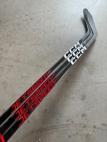 3 PACK NCAA New Senior CCM Left Hand 85 Flex P90 Pro Stock Jetspeed Ft+ Hockey Stick