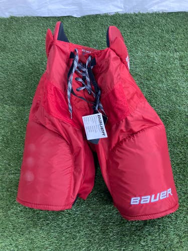 Red New Senior Large Bauer Nexus 600 Hockey Pants