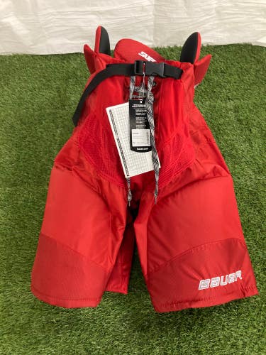 Red New Senior Large Bauer Supreme One80 Hockey Pants