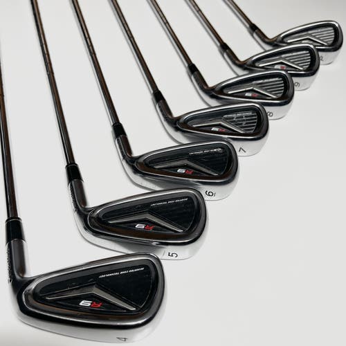 Taylormade R9 Iron Set 4-9, PW Right Handed Stiff Flex Steel Shafts