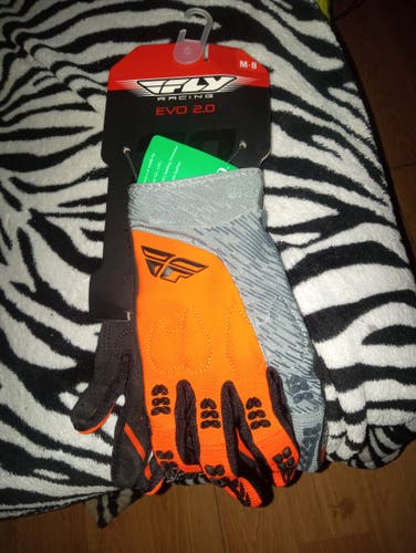 Orange New Men's Fly Racing Gloves