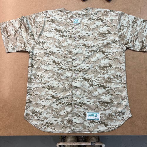 Digital Camo Baseball Jersey