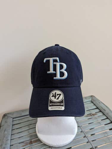 NWS Tampa Bay Rays '47 Clean Up Strapback Hat MLB