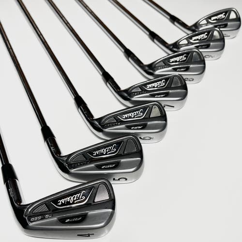 Titleist AP2 712 Iron Set 4-9, PW Right Handed Stiff Flex Steel Shafts