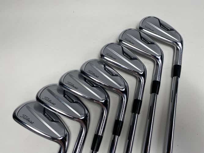 Titleist 2021 T200 Iron Set 5-PW+AW True Temper DG S300 Stiff Steel Mens RH