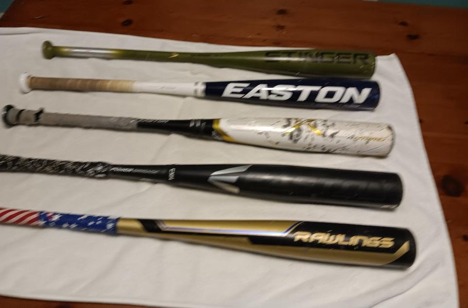7 Used BBCOR Certified Bats (-3) 29 oz 32" and 1 31 inch (28 oz)