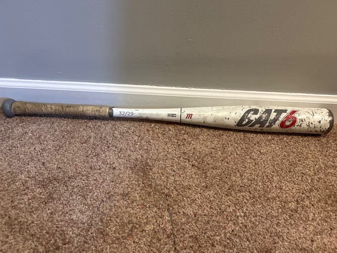 Used Marucci BBCOR Certified (-3) 29 oz 32" CAT6 Bat