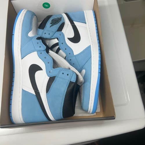 Air Jordan 1 white/black university blue