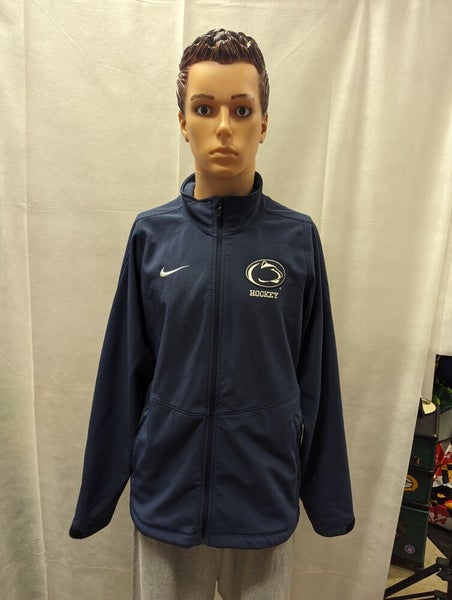 Team Issued Penn State Nittany Lions Ricky DeRosa Full Zip Nike Jacket L NCAA