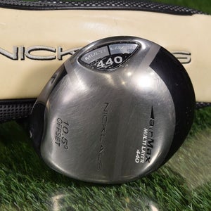 NICKLAUSE MULTI LAYER 440 10.5 DRIVER SG PRO STIFF FLEX SHAFT & HEADCOVER ~ L@@K