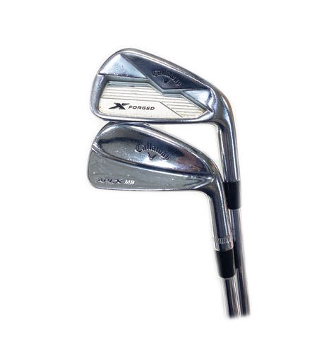 Callaway X Forged/Apex MB 4-PW Combo Iron Set Steel Project X LZ 6.5  X-Flex