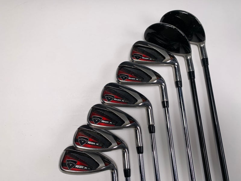 Callaway Razr X HL Combo Iron Set 3-PW True Temper Memphis "10" Uniflex Steel RH