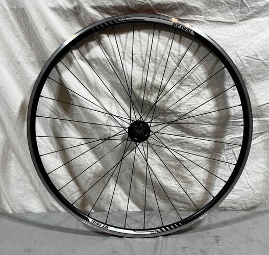 DT Swiss 1.0 32-Spoke Black Aluminum 622x14/700C Road Bike Rear Wheel Axis Hub