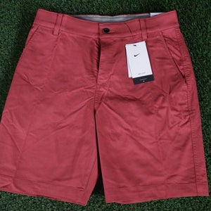 MEN'S MEDIUM NIKE DRI-FIT UV CHINO GOLF SHORTS 30 CANYON RUST, NWT ~ L@@K!!
