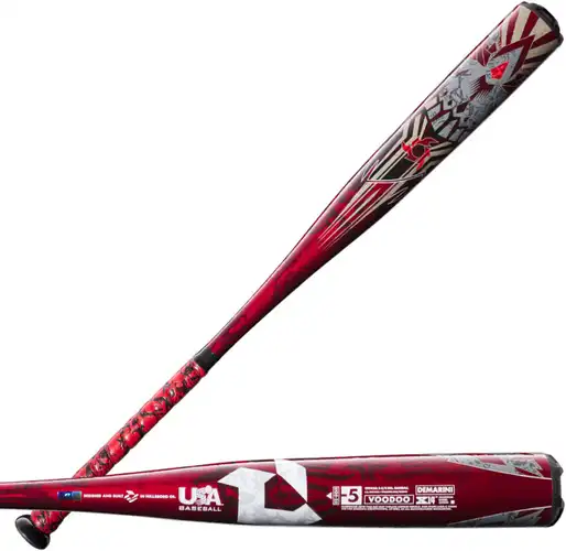 New 2023 DeMarini Voodoo USABat Certified Bat (-5) Alloy 17 oz 32"