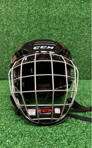 Ccm FL40 Hockey Helmet Medium 6 7/8" to 7 1/4"