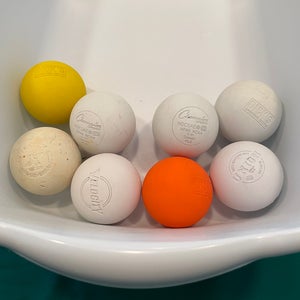 8 pack of gently used Lacrosse balls