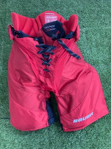 Red New Senior Large Bauer Vapor X900 Hockey Pants