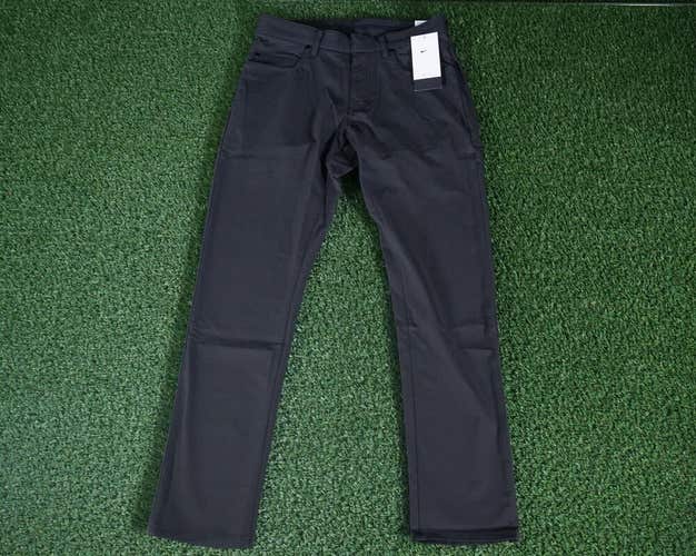 NIKE DRI-FIT REPEL MEN'S 5-POCKET SLIM FIT GOLF PANTS 30, 32 BLACK, NWT ~ L@@K!!