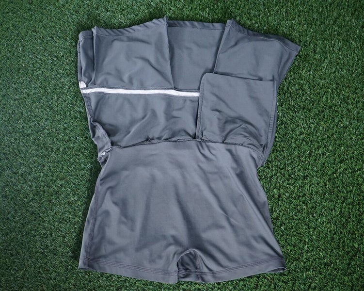 WOMEN'S XS NIKE FLEX DRI-FIT GOLF SKORT SKIRT GRAY WHITE, VGC ~ L@@K!!