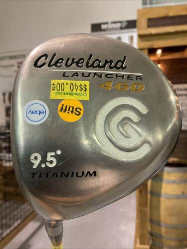 Cleveland Launcher 460 9.5° #4 Driver Golf Club Stiff Flex Graphite Shaft MLH