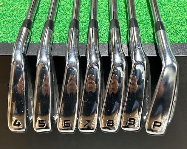 Tour Edge Exotics Pro 723 4-PW Iron Set Stiff Dynamic Gold 105 RH - Used