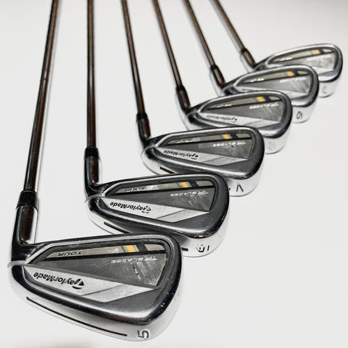 Taylormade Rbladez Tour Iron Set 5-9, PW Right Handed Stiff Flex Steel Shafts