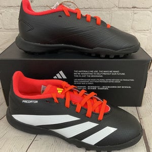 Adidas IG7748 Predator League FG J Unisex Soccer Cleats Black White Red US 1.5