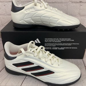 Adidas IE7527 Copa Pure 2 League TF J Unisex Soccer Cleats Ivory Black Red US 1