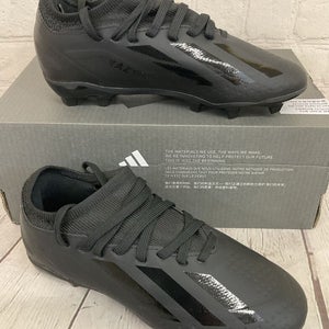 Adidas ID9355 X Crazyfast.3 FG J Unisex Soccer Cleats Core Black US 1 UK 13.5K