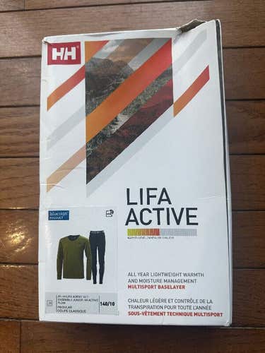 New Helly Hansen HH LIFA Active junors Set ski snowboaring  , size 140/10