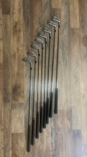 Used Men's Titleist 714 MB AP2 Combo Set Right Handed Extra Stiff Flex Steel Shaft Forged Iron Set