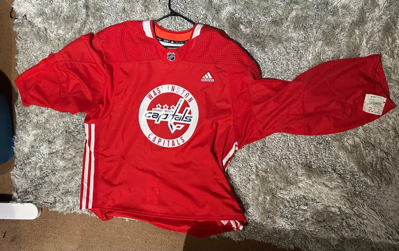 Adidas practice jersey Washington Capitals Goalie Cut Made In Canada