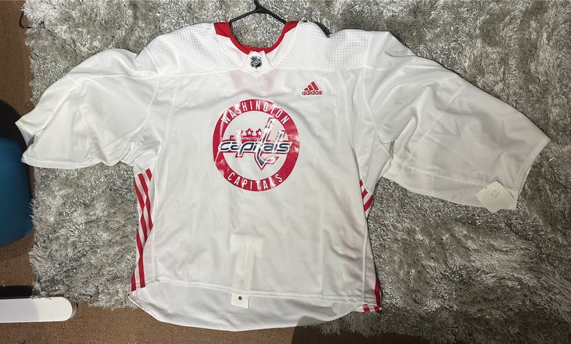 Adidas practice jersey Washington Capitals Goalie Cut Made In Canada