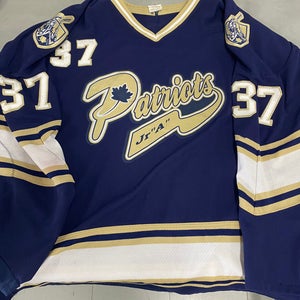 Toronto Patriots JrA goalie cut jersey